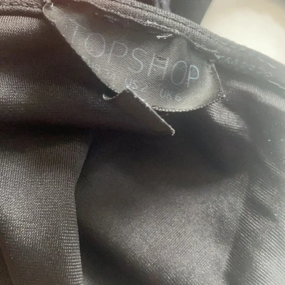 TopShop Black Square Neck  Spaghetti Strap Bodysuit✨🖤 - Picture 3 of 3